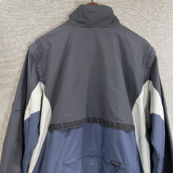 Columbia Jacket Men’s XL Packable Windbreaker Rain Vest Removable Sleeves - Picture 11 of 15